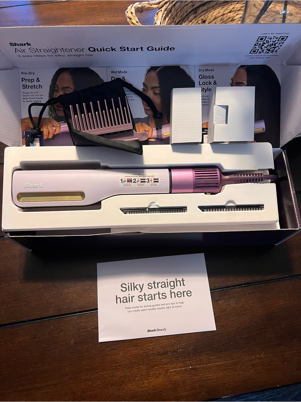 SHARK Air Straightener Purple